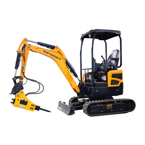 2t ton mini escavando